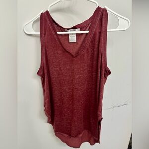 K Jordan Women's Burgundy Tank Top